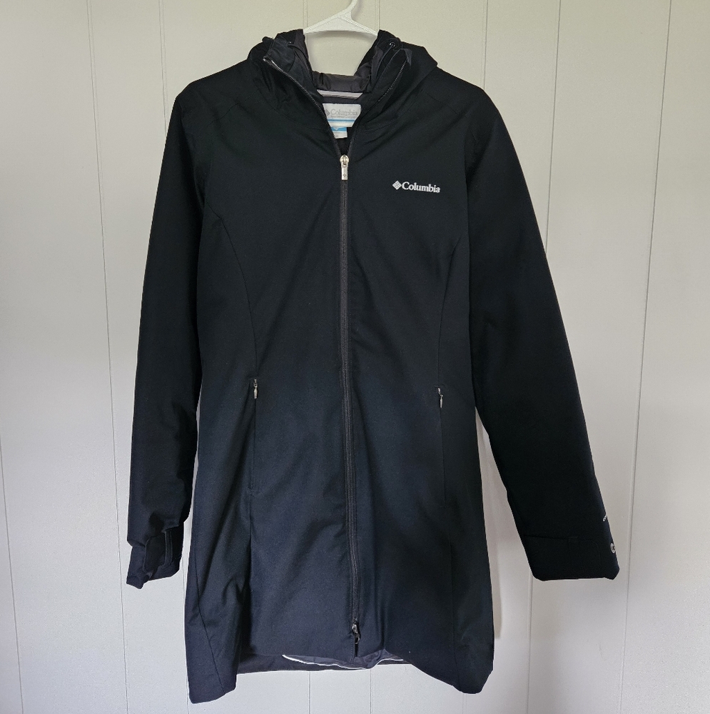 Columbia Women's Autumn Rise Mid Black Hooded Jacket Size M